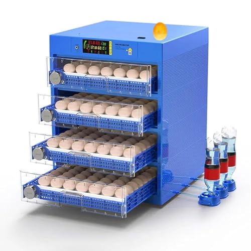 Automatic Eggs Incubator, Large Incubators for Hatching Eggs with Automatic Egg Turning & Temperature Control, Poultry Hatcher Machine for Chicken Duck Goose Quail Bird (256 Eggs) - size: 256 Eggs