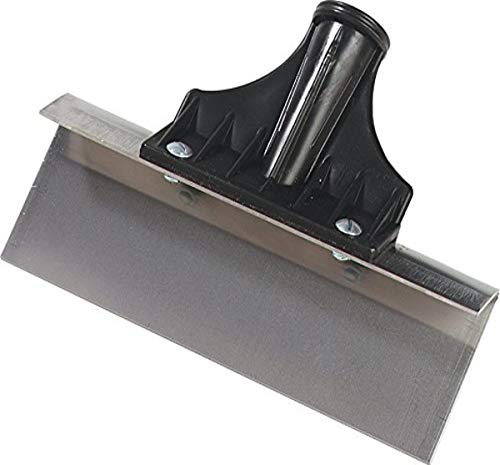 SPARTA Flo-Pac Floor Scraper with Handle Socket for Cleaning, 8 Inches, Black, (Pack of 12) - style: 12 Pack