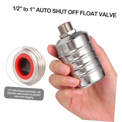 2pcs Water Float Valve for Water Tanks Auto Shut off Mechanism for Livestock Waterers Farm Irrigation and