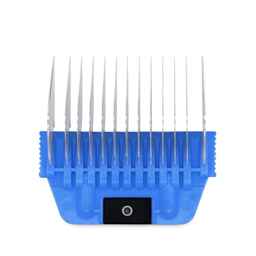 A Series Wide 10mm 3/8" Metal Comb - Professional Dog Grooming Blades for Smooth Coat, Durable and Precise for Trimming and Finishing, Compatible with A Series Clippers - size: A Series Wide 10mm (3/8") Metal Comb