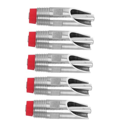 Yardwe 5pcs Automatic Pig Nipple Waterer Stainless Steel Feeder for Drinking Easy Installation Fresh Water Supply for Farm Livestock