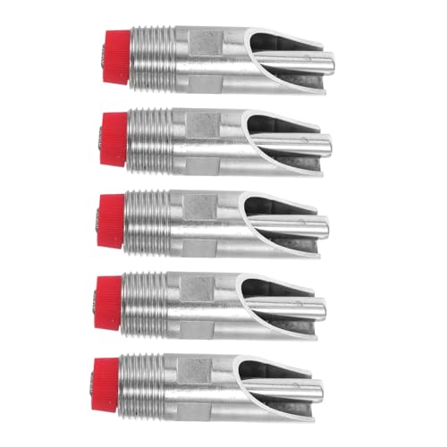Yardwe 5pcs Automatic Pig Nipple Waterer Stainless Steel Feeder for Drinking Easy Installation Fresh Water Supply for Farm Livestock