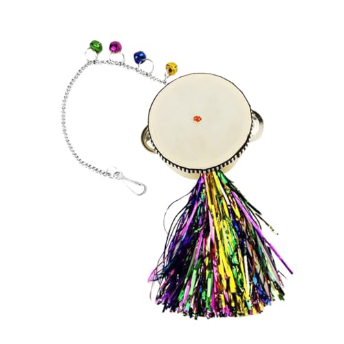 MERRYHAPY Funny Pet Chicken Toy Mirror and Pendant Coop Hen Plaything for Physical Activity