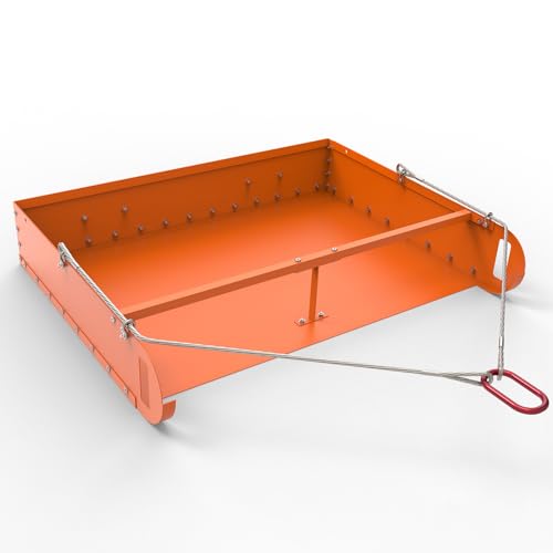 Pasture Manure Scoop, Tow Behind Manure Scoop for Horses Paddocks, Picks Up for Small Manure from Horse, Sheep, Goat, Alpaca, Instead of a Manure Fork ATV Rake