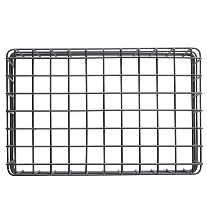 G.E.T. WB-964-MG Rectangular Metal Storage Wire Basket for Pantry, Produce and More, 9" x 6" x 4" - size: 9" x 6", style: 4" Deep