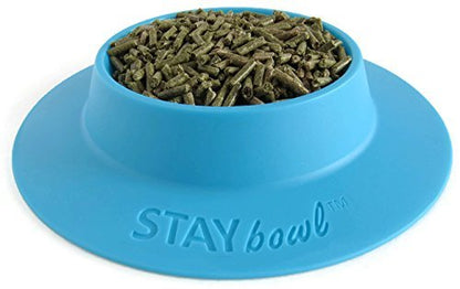 Tip-Proof Bowl for Guinea Pigs and Other Small Pets - Sky Blue - Large 3/4 Cup Size New - size: Large