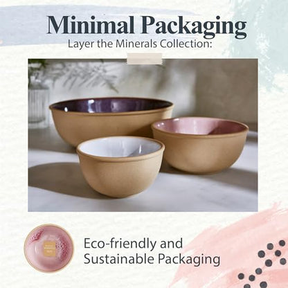 Portmeirion Minerals Small Bowl - Rose Quartz - color: Rose Quartz