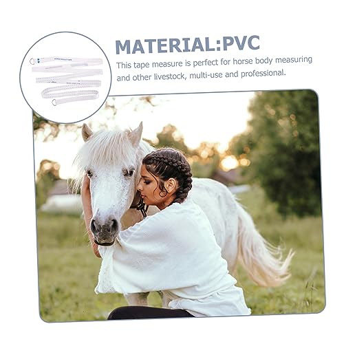 Housoutil Horse Measuring Tape for Livestock Measure Tape for Accurate Horse Height and Weight Measurement Portable and Reusable Farm Tool