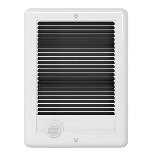 Cadet Com-Pak Electric Wall Heater Complete Unit Without Thermostat (Model: CSC151W, Part: 67553), 5120 BTU, 120 Volt, 1500 Watt, White