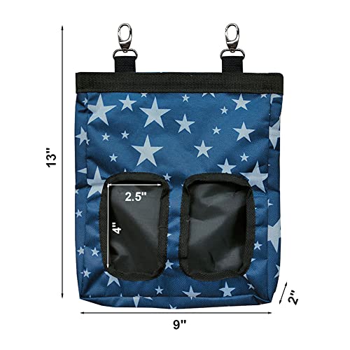 Hanging Hay Feeder Bag for Guinea Pigs, Bunnies, Chinchillas. Stars - color: Stars