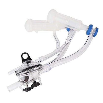 Goat Milker Claw Kit, Milking Teat Cups for Goat and Sheep, Food - Grade Plastic Milking Machine Parts with 16.14in Hose, Replacement for Farm Milk Collector System