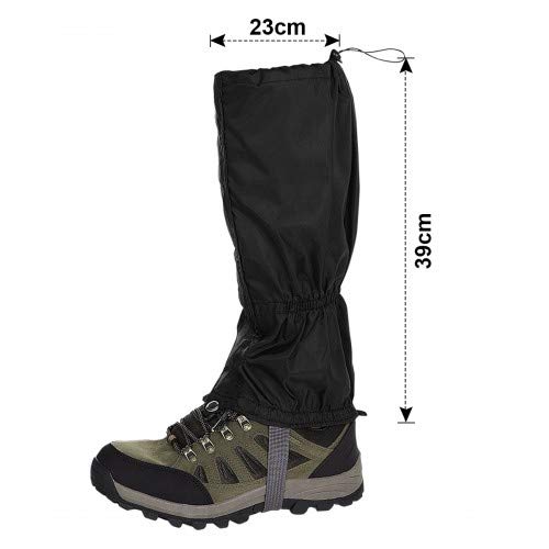 Hiking Gaiters Lightweight Leg Gaiters Snow Gaiters Waterproof Windproof Durable Leg Cover Protect for Mountain Snow, Hiking, Skiing, Walking, Climbing, Hunting