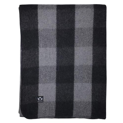 Arcturus Military Wool Blanket - Warm, Thick, Washable - Great for Outdoors, Camping, Stadium Blanket, Picnics, Travel - Car & Bushcraft Survival Kits - color: Gray Buffalo