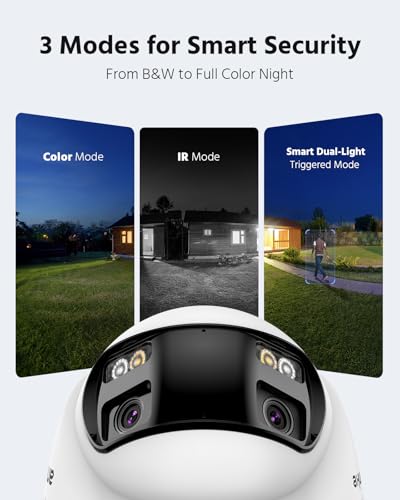 ANNKE 4K PoE Security Camera System with Dual-Lens, 180° Wide Angle, 12MP H.265+ NVR with 2TB HDD, 4pcs 8MP Wired Surveillance IP Cameras Outdoor, Smart AI Human/Vehicle Detection, 2-Way Audio