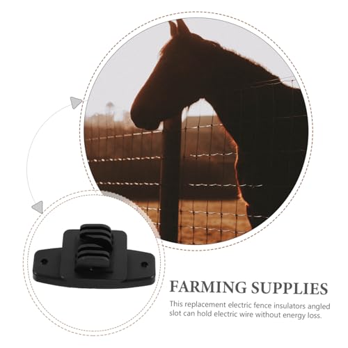 50Pcs Electric Fence Insulators Material for Livestock Prevents Circuits for Farm Use Fencing Accessory for Secure Boundaries