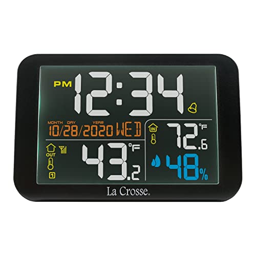 La Crosse Technology Color Weather Station (308-66677-INT), Black