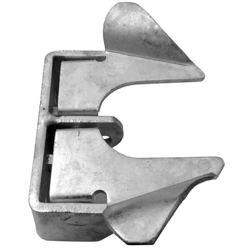 Wall Mount Gate Butterfly Fork Latch - 1-3/8" to 1-5/8" Fork Diameter - Chain Link Fence Gate Latching Hardware - - CASE Qty 25 - size: 1-3/8" Wall Mount - 25 Count