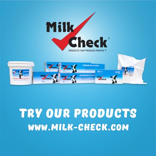 Milk Check 4 7/8 x 33 1/2" Milk Filter Sock (600 Filters) - Fast Flow - High Wet Strength.