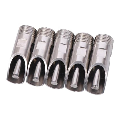 5pcs 1/2" Stainless Steel Livestock Pig Drinking Water Equipment Faucet Pig Nipple Drinker for Sows Piglets Drinking