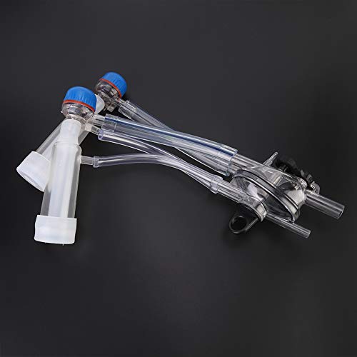 Milking Machine Kit, Plastic Sturdy Goat Sheep Milker Machine Parts Milker Claw Kit Milking Teat Cups Manual Collector Goat Hose Milking Group Liners Unit for Mobile Trolley or Milking Parlour System