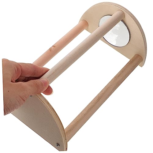 BESPORTBLE 2pcs Wooden Chicken Roosting Bar for Brooder and Coop Chick Training Perch Stand Easy to Assemble Chicken Perch for and