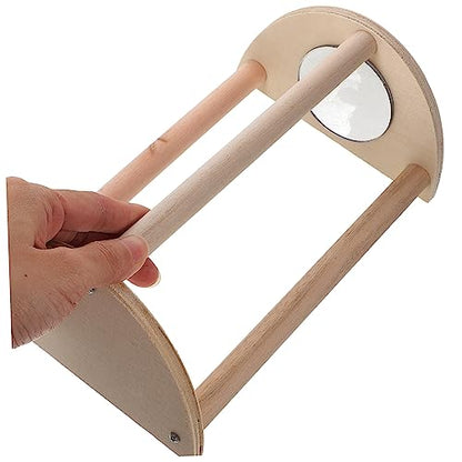 BESPORTBLE 2pcs Wooden Chicken Roosting Bar for Brooder and Coop Chick Training Perch Stand Easy to Assemble Chicken Perch for and