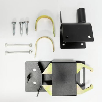 2 Way Lockable Gate Latch Heavy Duty Steel Livestock Gate Latch for Pastures Ranches Horse Corrals 7.60x4.00inch