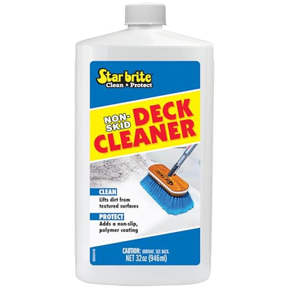 STAR BRITE Non-Skid Deck Cleaner & Protectant - Lift Dirt & Stains From Fiberglass, Painted Surfaces, More, 32oz (085032) - style: 32 OZ Quart