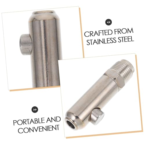 BESPORTBLE Anti-Splash Stainless Steel Pig Waterer Nozzle Durable Automatic Drinking Dispenser for Livestock for Farm Use Easy to Install and Portable Nipple Waterer for Pigs