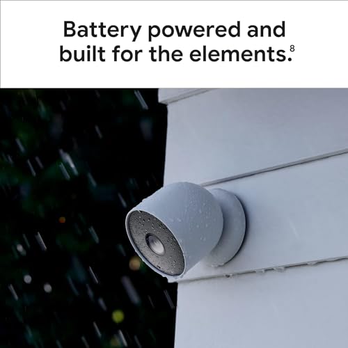 Google Nest Cam Outdoor or Indoor, Battery - 2nd Generation - 6 Pack - size: 6 Count (Pack of 1), style: Nest Cam (Outdoor or Indoor, Battery)