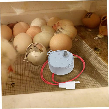Egg Turner Motor Replacement for Chicken Incubator Automatic Rotator Accessory for Optimizing Hatching Rates Easy to Install Durable Material