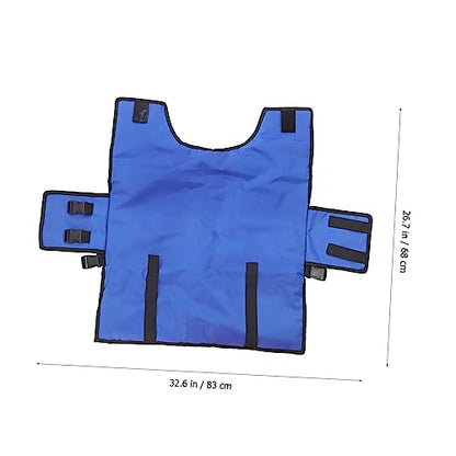 Levemolo Waterproof Coat for Cold Weather Thickened Insulated Vest Belly Wrap Warm Apparel for Calves Windproof and Cold Prevention