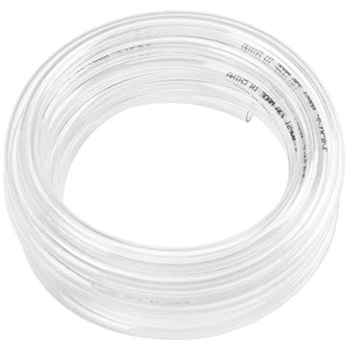 Eastrans 10ft x 1/4" ID Clear Vinyl Tubing, Flexible Hybrid PVC Tubing Hose, Lightweight Plastic Tube UV Chemical Resistant Vinyl Hose, BPA Free and Non Toxic - size: ID 1/4 INCH, style: 10 Feet