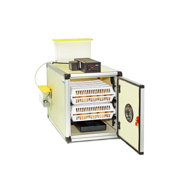 180-Egg Incubator Kit (120 Setter + 60 Hatcher) with Automatic Turner and Digital Control – Quail, Chicken, Duck, Goose and More – by Hatching Time - size: 180 Eggs (120 Setter + 60 Hatcher)