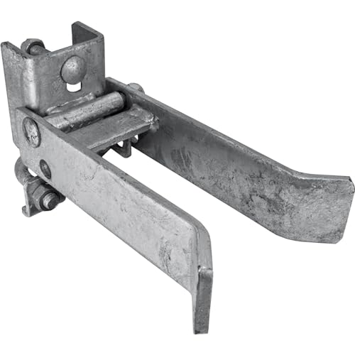 Commercial Single GATE Strong Arm Latch for 2-1/2" Fence Post - and 1-5/8" Thru 2" Chain Link or Round Pipe Gate Frames (Each) - size: 2-1/2" Single Gate