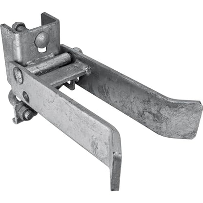 Commercial Single GATE Strong Arm Latch for 2-1/2" Fence Post - and 1-5/8" Thru 2" Chain Link or Round Pipe Gate Frames (Each) - size: 2-1/2" Single Gate
