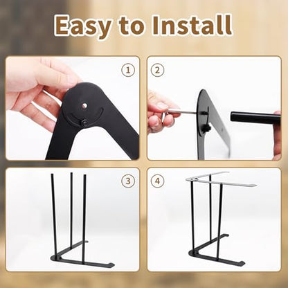 Chicken Roosting Bars, Metal Chicken Perch with Metal Stand, Roosting Bars for Chickens in Coop, Chicken Coop Accessories, Chicken Enrichment Toys