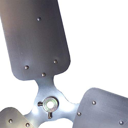 Schaefer 24CFO-B 24" Fixed-Mount Circulation High Airflow Fan, Industrial Made in USA, 2-Speed, 1/4 HP, 5280CFM, Black