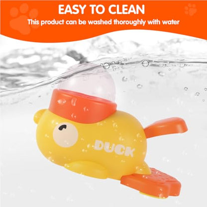 Interactive Cat Treat Dispenser, Slow Feeder Cat Puzzle Toy Duck Shaped Design