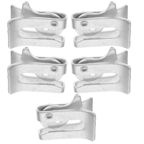 CHILDWEET 5pcs Pig Enclosure Door Lock Kit for Nursery Beds and Farrowing Crates, Galvanized Iron Swine Fence Gate Latch with Reliable Locking for Farm Applications
