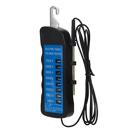 Fence Voltage Tester, Multi, Electric Fence Voltage Tester Electric Fence Tester Light Fault Finder Portable Farming Equipment Testing Tool for Farm Supply Fencingbr/>