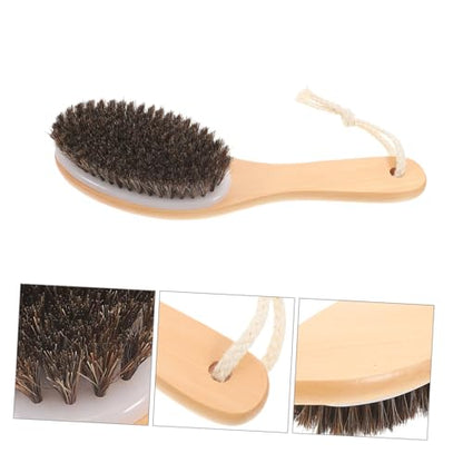 Durable Horse Grooming Brush with Ergonomic Design Soft Bristles for Gentle Grooming Portable Horse Fur Cleaner and Tail Comb for Daily Cattle and Horse Care