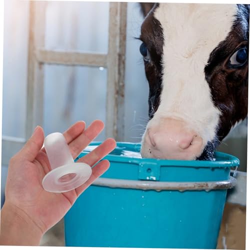 Mipcase 5pcs Animal Teat Nipple for Calves and Goats Soft Feeding Nipple Accessories Easy to and Replace for Pet Nursing Bottles