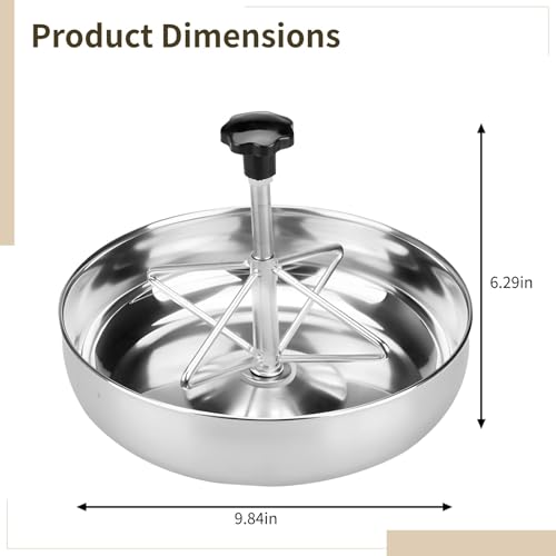 Piglet Feeder, 9.84-Inch Stainless Steel: Sturdy Feeding Trough Featuring Mechanism, Customizable