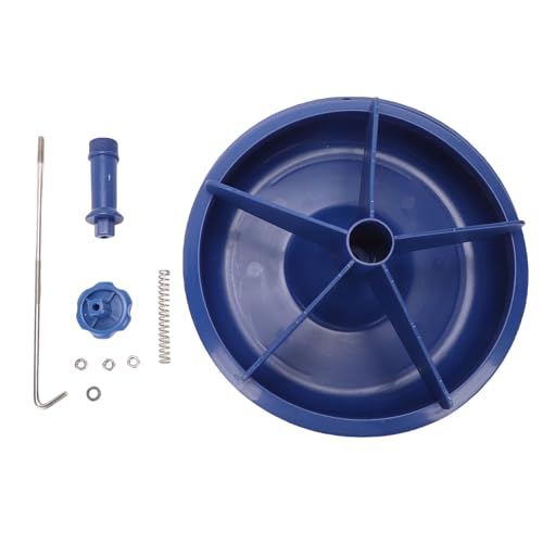 5 Slots Food Feeder, Plastic Feed Trough, Piglet Water Feeder with Feeding Bowl, Ideal for Livestock, Pets & Animal Farm