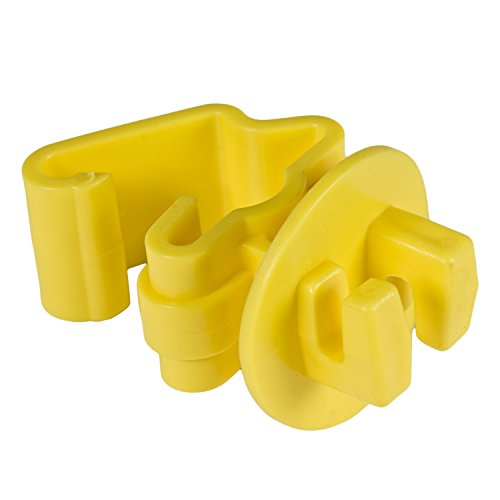 Zareba Standard Snug-fitting T-Post Insulator - ITY-Z - 25 Pack - Use with Electric Fences - No Hardware Needed - Includes 25 Insulators - size: Pack of 1