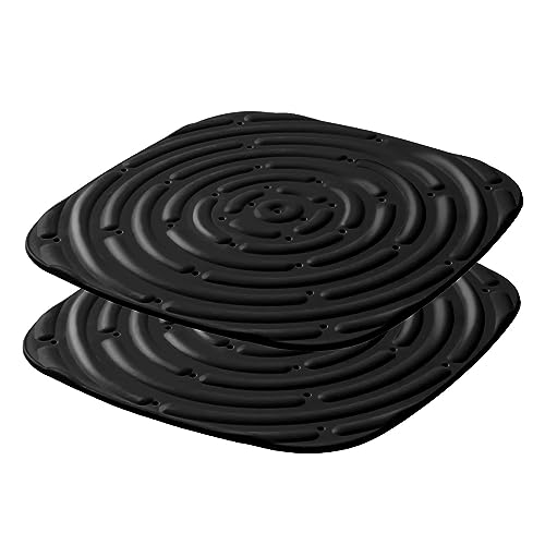 2Pack Washable Chicken Nesting Pads for Chicken Coops, Nesting Boxes Pads, Reusable Hen Nest Box Pads, Black