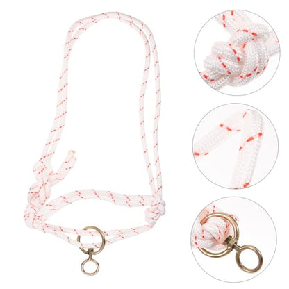Hemoton Cattle Show Supplies Lightweight Cattle Halter Collar Rope Braided Headstall for Easy