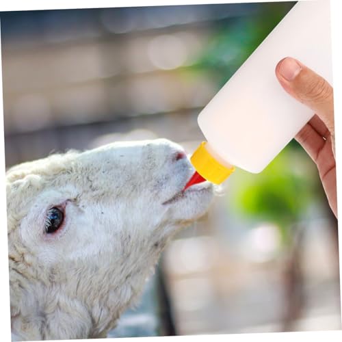 UPKOCH 1set Goat Nursing Bottles Pacifiers Lamb and Boys and Girls Feeding Kit for Small Livestock Bottles for Cattle Sheep and Goats Leak Design