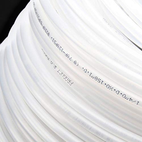 KEILEOHO RO Tubing 1/4 Inch Outside Diameter, 328 Feet Food Grade Pex Tubing, BPA Free, Translucent PE tubing for Reverse Osmosis Systems and Water Filters, Aquariums, Coffee Machine